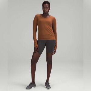 Lululemon Swiftly Tech Long-Sleeve Shirt 2.0 *Race Length Roasted Brown Size 6